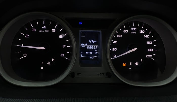 2017 Tata Tiago XZ PETROL, Petrol, Manual, 63,528 km, Odometer Image