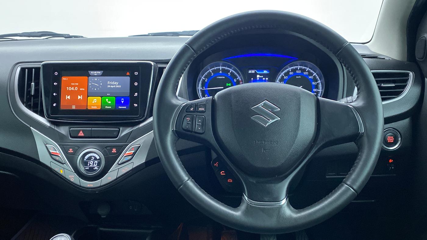 2019 Maruti Baleno ALPHA 1.2 K12, Petrol, Manual, 12,313 km, Steering Wheel Close Up