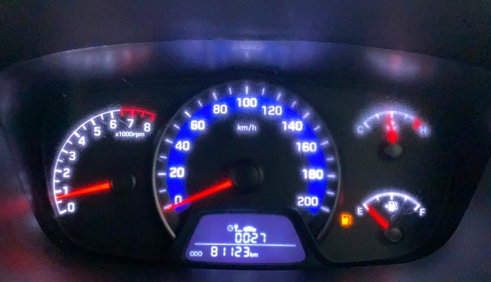 2018 Hyundai Xcent S 1.2, Petrol, Manual, 81,227 km, Odometer Image