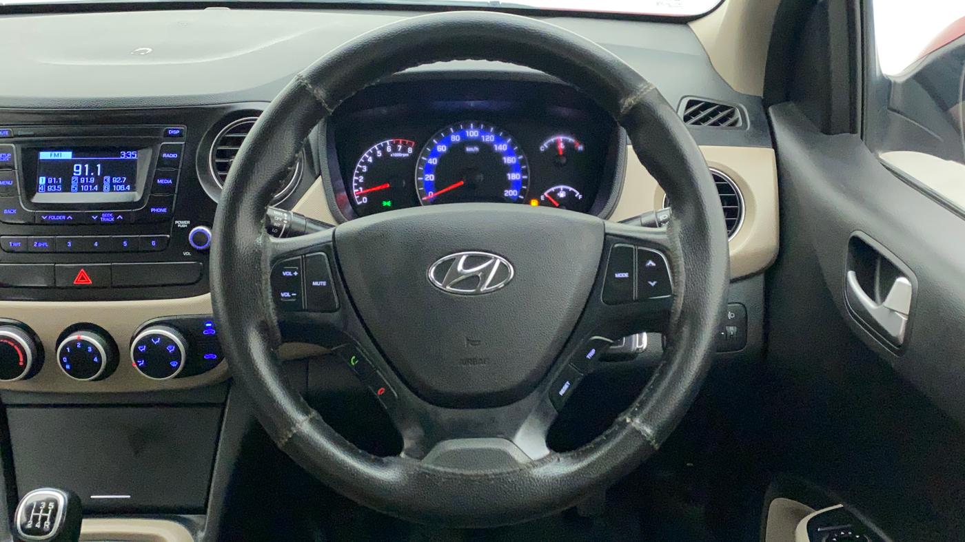 2018 Hyundai Xcent S 1.2, Petrol, Manual, 81,227 km, Steering Wheel Close Up