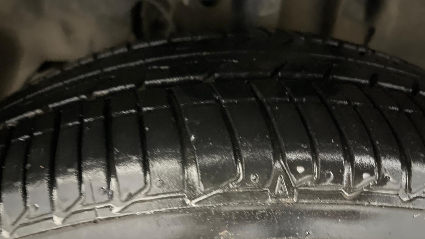 2023 Tata Tiago XZA PLUS PETROL, Petrol, Automatic, 9,447 km, Left Front Tyre Tread