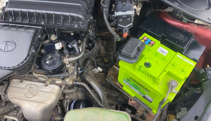 2017 Tata TIGOR XZ (O) PETROL, Petrol, Manual, 99,455 km, Engine View - Left