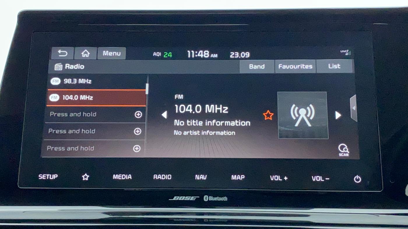 2021 KIA SELTOS GTX PLUS AT 1.5 DIESEL, Diesel, Automatic, 27,118 km, Infotainment System