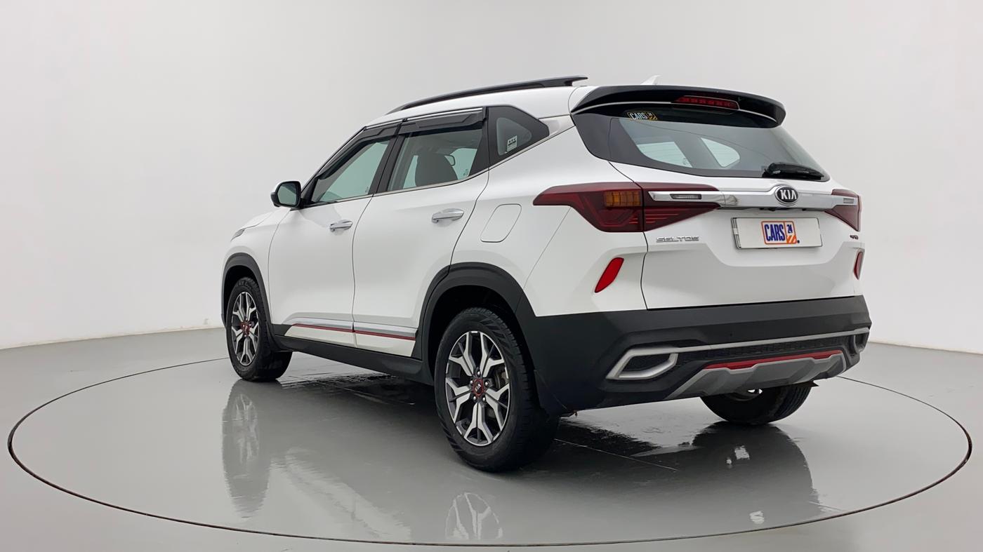 2021 KIA SELTOS GTX PLUS AT 1.5 DIESEL, Diesel, Automatic, 27,118 km, Left Back Diagonal