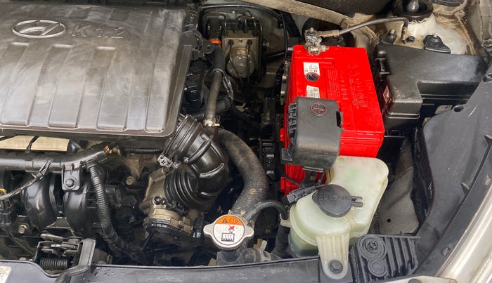 2016 Hyundai Grand i10 ASTA (O) 1.2 KAPPA VTVT, Petrol, Manual, 42,365 km, Engine View - Left