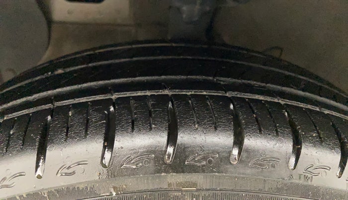 2021 Hyundai AURA SX PLUS 1.2 AMT, Petrol, Automatic, 38,710 km, Left Front Tyre Tread