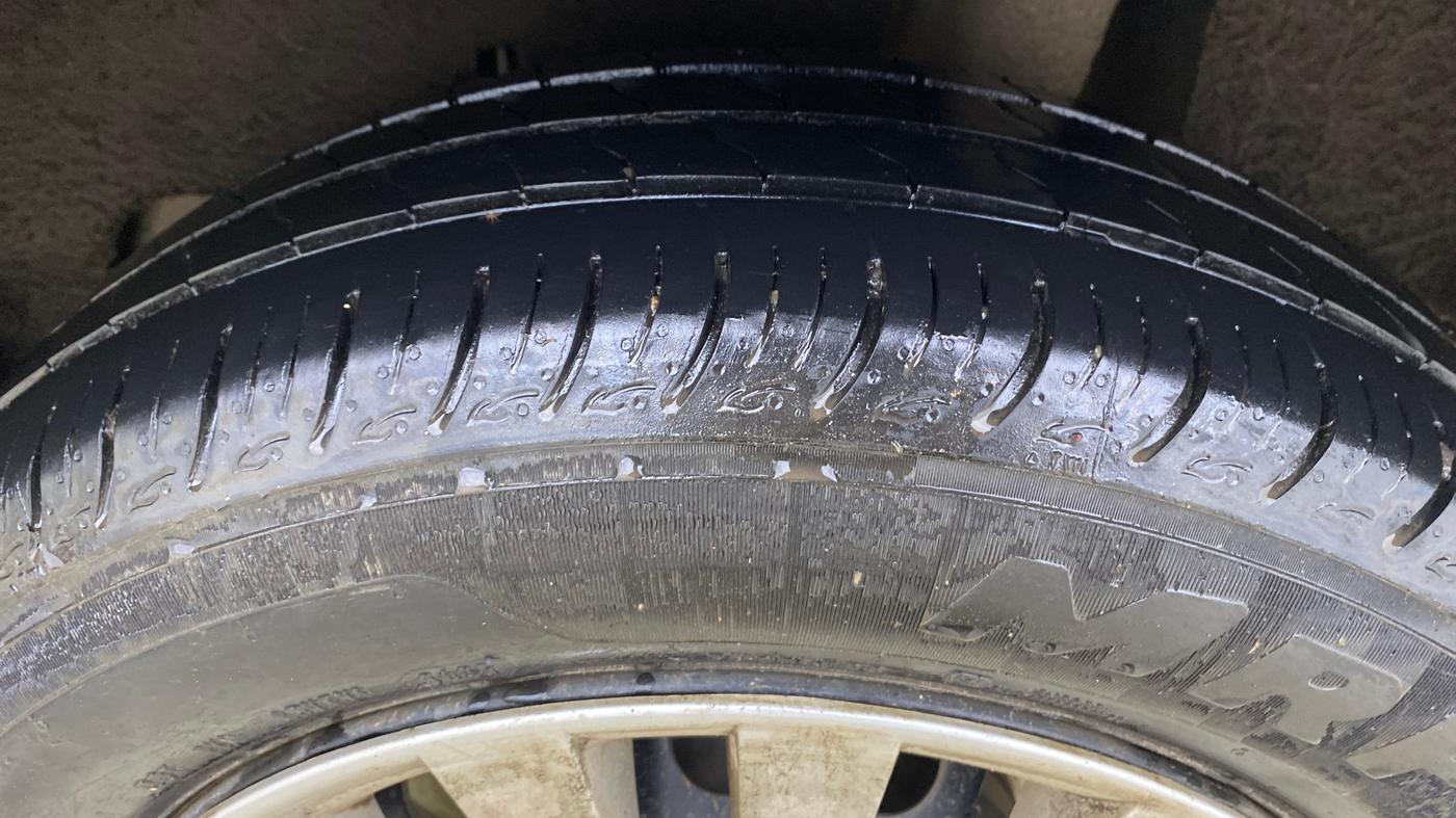 2019 Maruti Baleno DELTA PETROL 1.2, Petrol, Manual, 56,520 km, Left Rear Tyre Tread