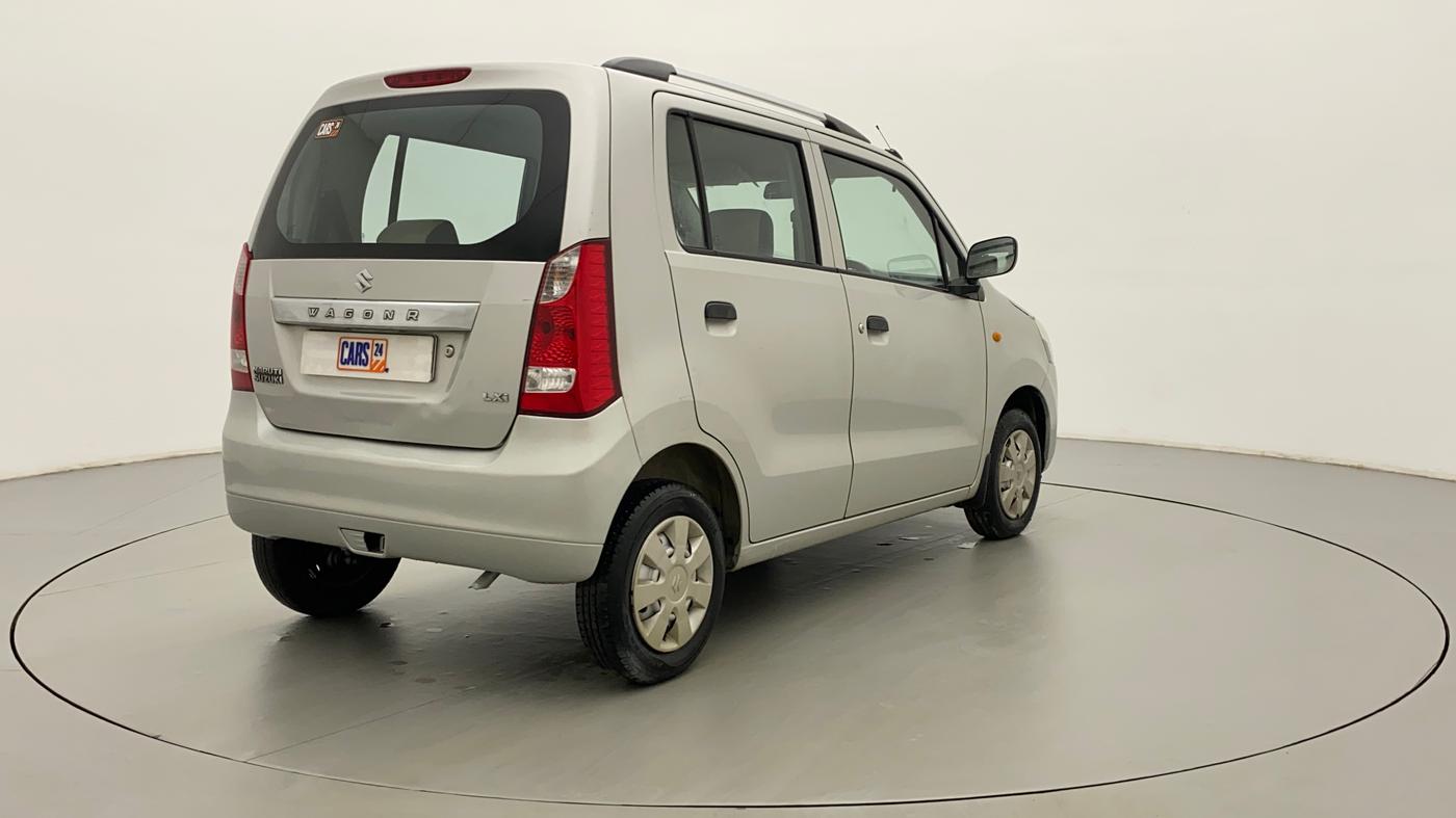 2012 Maruti Wagon R 1.0 LXI, Petrol, Manual, 46,399 km, Right Back Diagonal