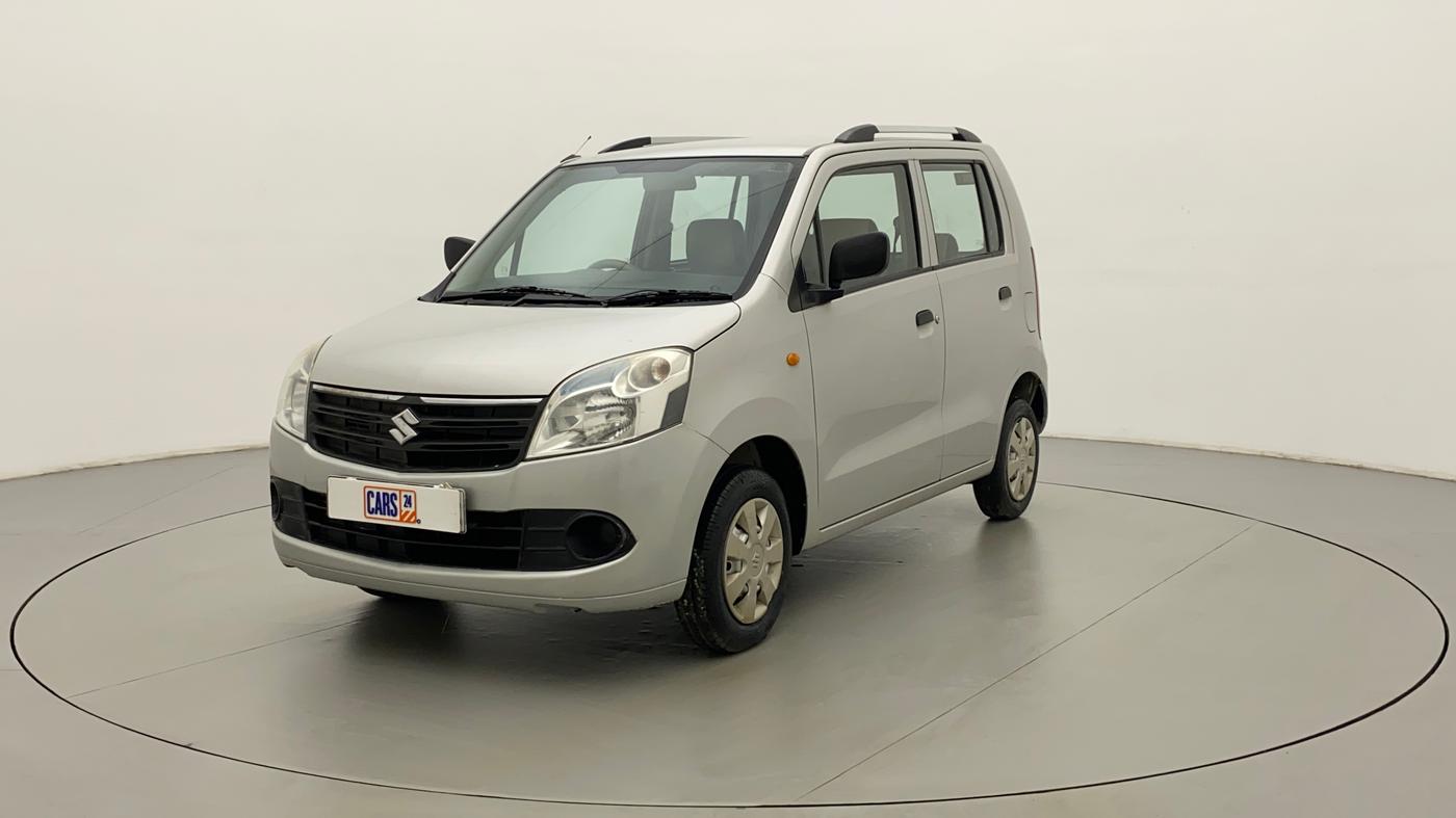 2012 Maruti Wagon R 1.0 LXI, Petrol, Manual, 46,399 km, Left Front Diagonal
