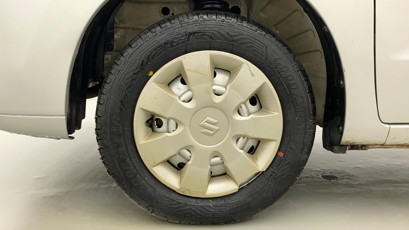 2012 Maruti Wagon R 1.0 LXI, Petrol, Manual, 46,399 km, Left Front Wheel