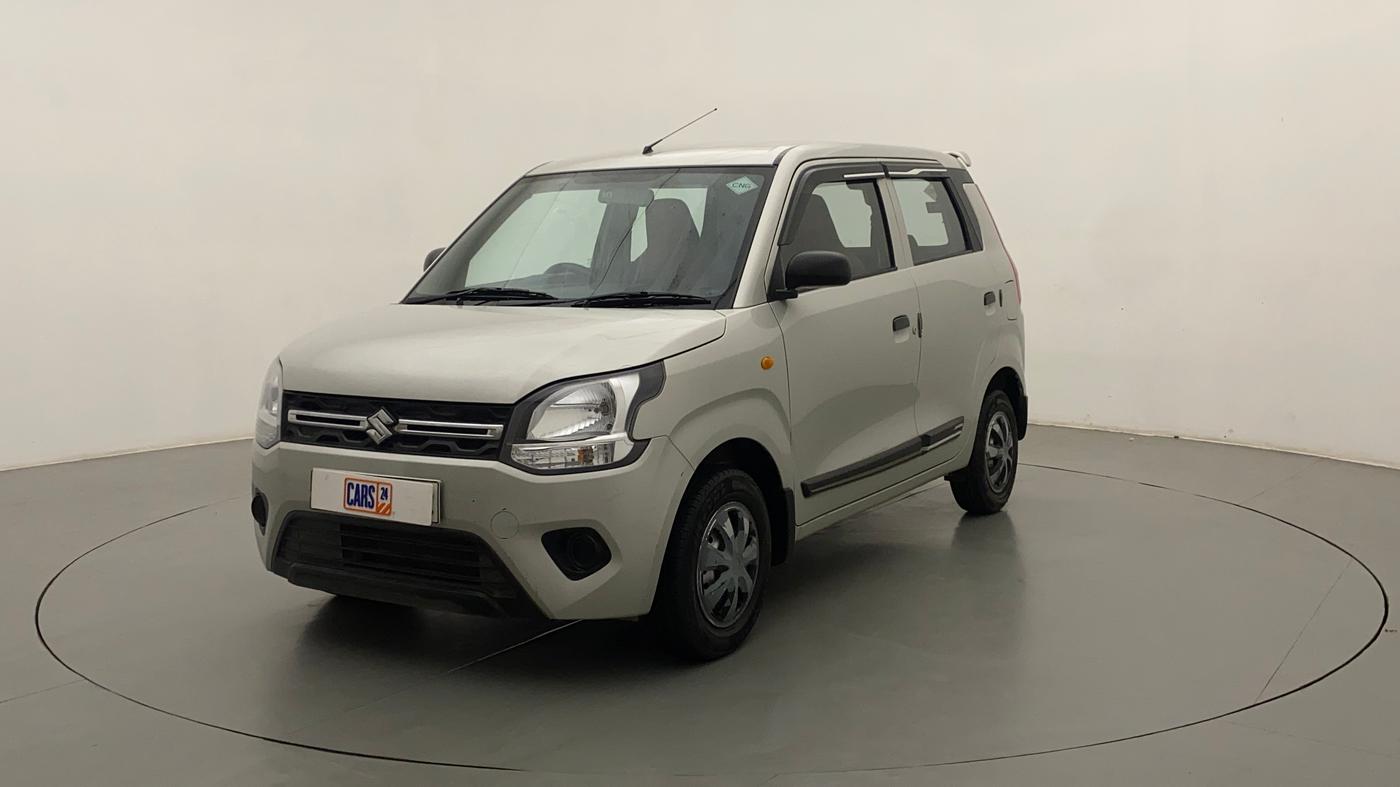 2021 Maruti New Wagon-R LXI CNG 1.0, CNG, Manual, 19,622 km, Left Front Diagonal