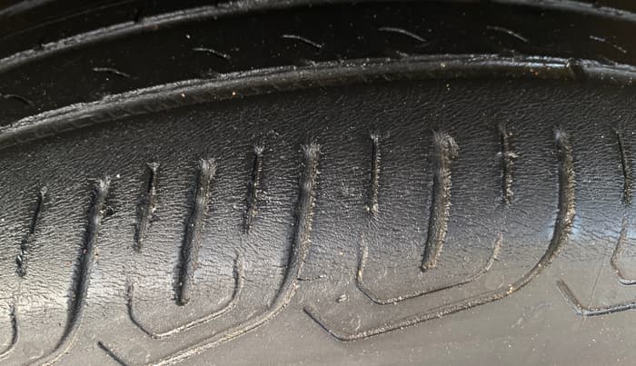 2022 Volkswagen TAIGUN COMFORTLINE 1.0 TSI MT, Petrol, Manual, 43,299 km, Left Front Tyre Tread