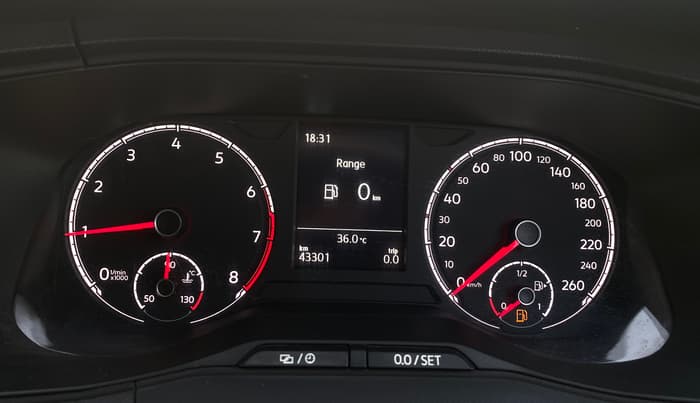 2022 Volkswagen TAIGUN COMFORTLINE 1.0 TSI MT, Petrol, Manual, 43,299 km, Odometer Image