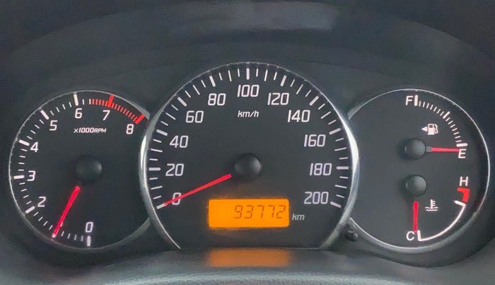 2010 Maruti Swift VXI, Petrol, Manual, 93,897 km, Odometer Image