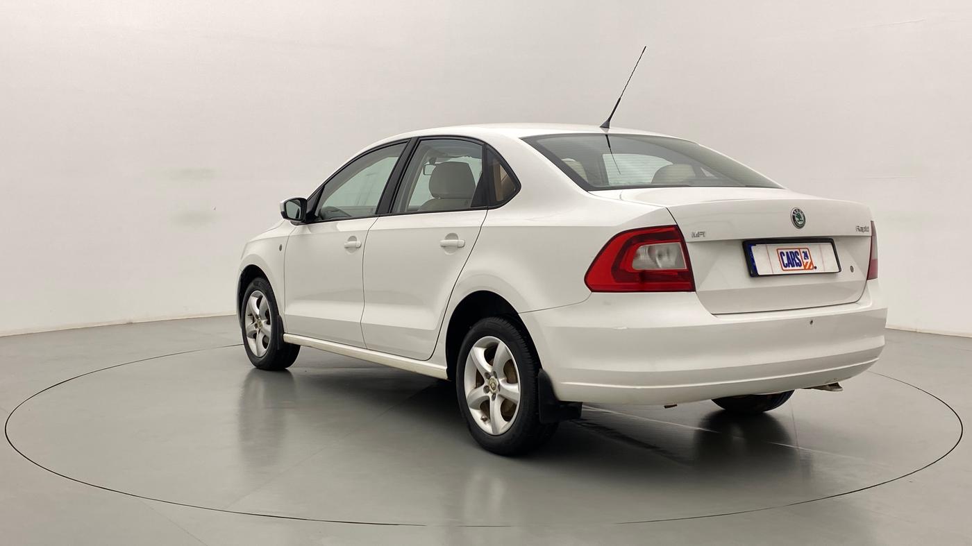 2012 Skoda Rapid ELEGANCE 1.6 MPFI MT, Petrol, Manual, 50,204 km, Left Back Diagonal