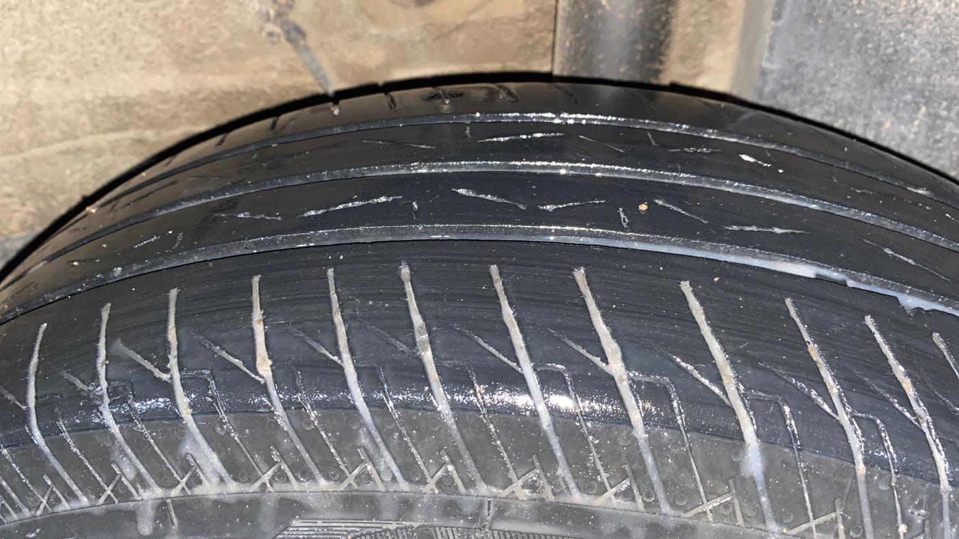 2023 Tata PUNCH ACCOMPLISHED MT CNG, CNG, Manual, 48,464 km, Left Rear Tyre Tread