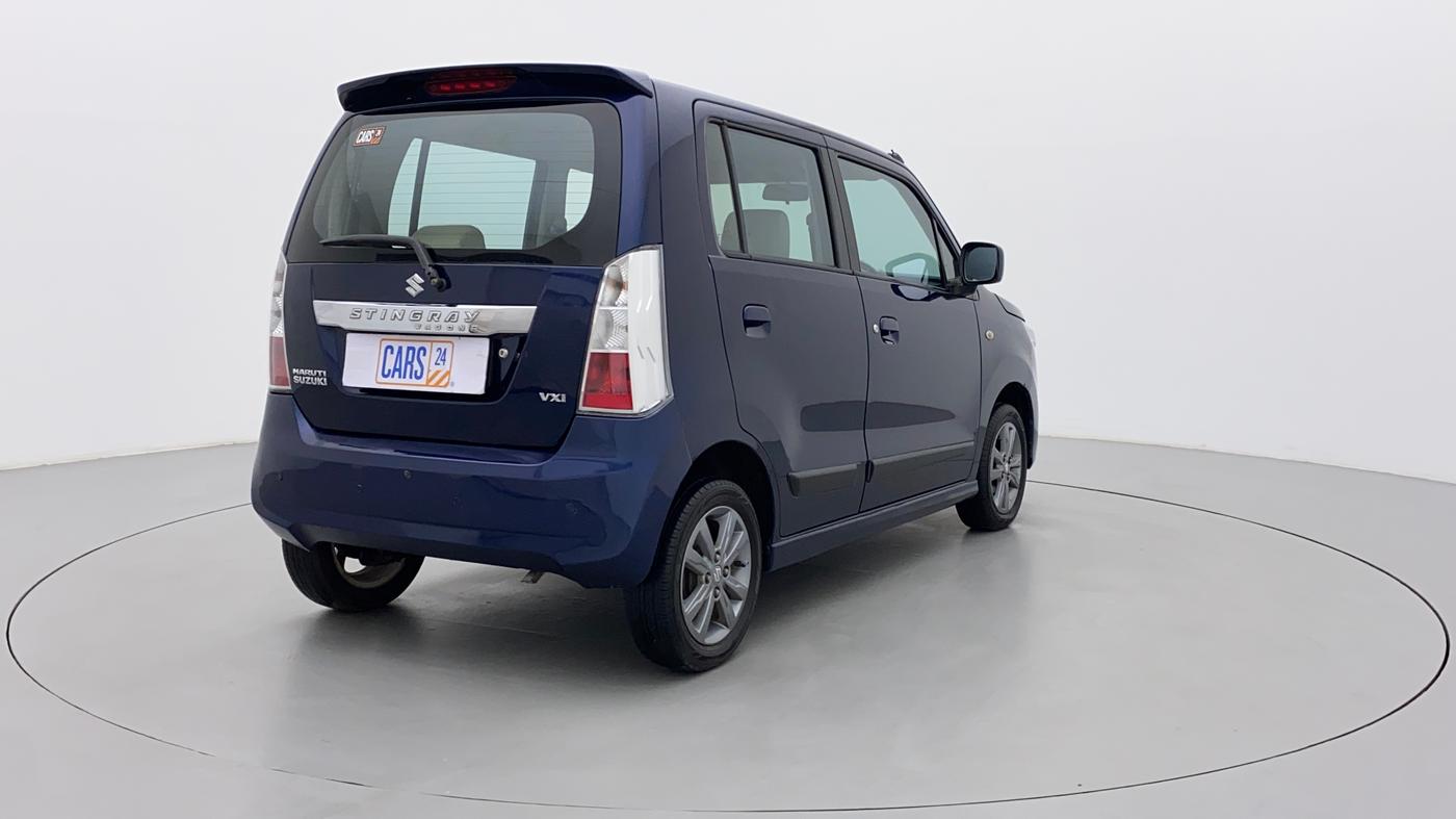 2015 Maruti Wagon R Stingray VXI, Petrol, Manual, 52,524 km, Right Back Diagonal