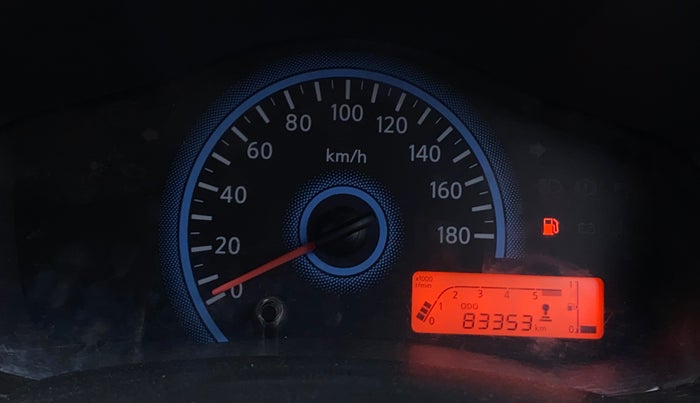 2018 Datsun Redi Go A, Petrol, Manual, 83,349 km, Odometer Image