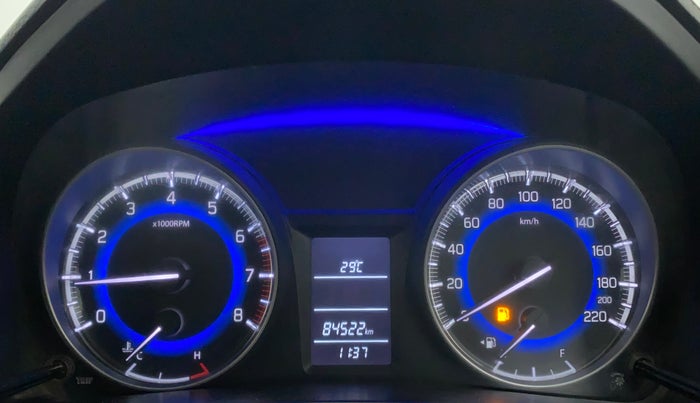 2016 Maruti Baleno DELTA PETROL 1.2, Petrol, Manual, 84,522 km, Odometer Image
