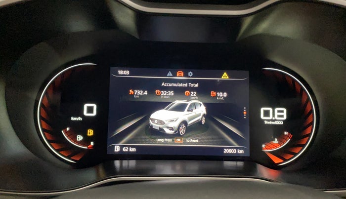 2022 MG ASTOR SHARP EX 1.5 MT, Petrol, Manual, 20,558 km, Odometer Image