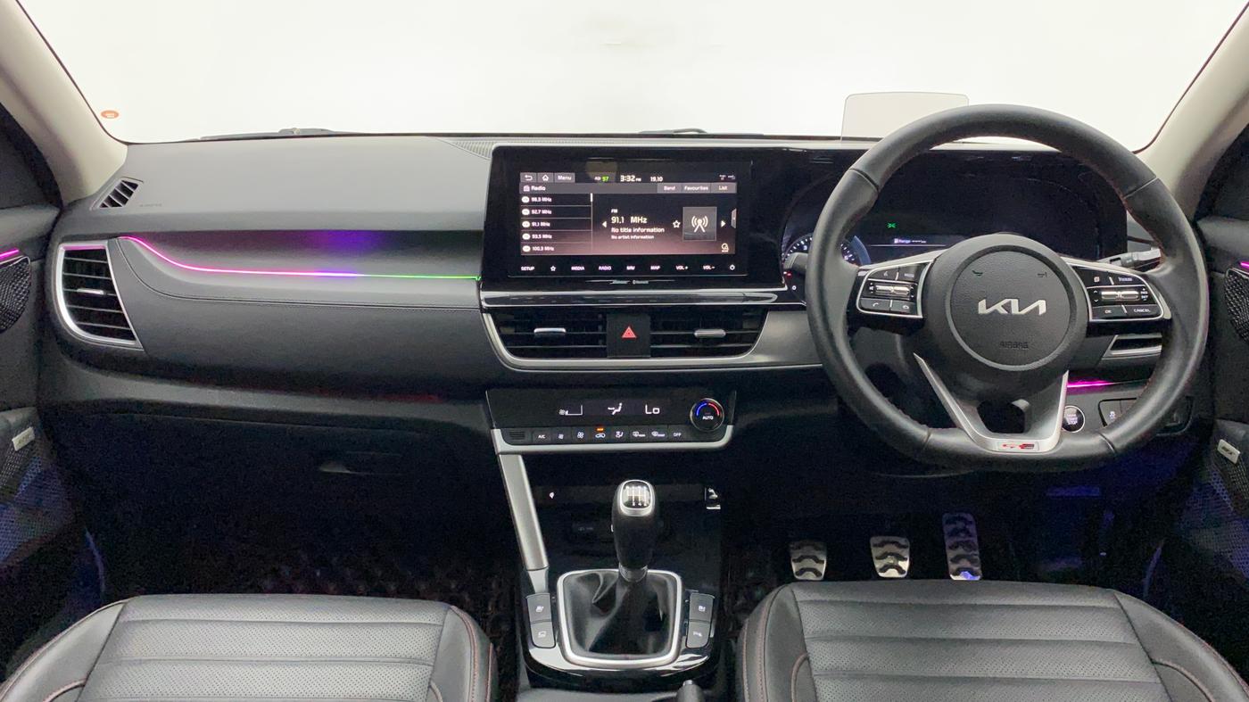 2021 KIA SELTOS GTX PLUS 1.4 PETROL DUAL TONE, Petrol, Manual, 13,616 km, Dashboard