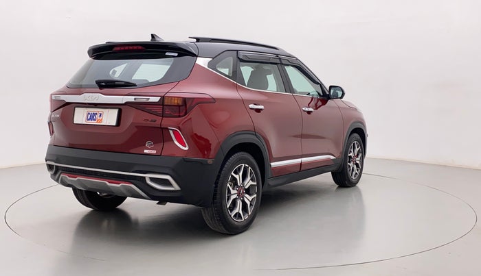 2021 KIA SELTOS GTX PLUS 1.4 PETROL DUAL TONE, Petrol, Manual, 13,616 km, Right Back Diagonal