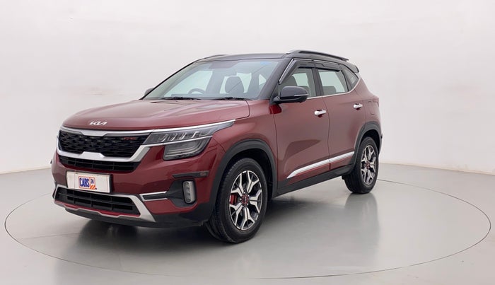 2021 KIA SELTOS GTX PLUS 1.4 PETROL DUAL TONE, Petrol, Manual, 13,616 km, Left Front Diagonal