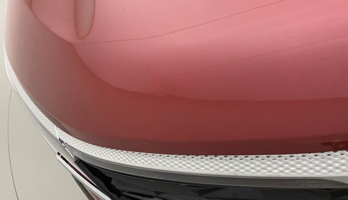 2021 KIA SELTOS GTX PLUS 1.4 PETROL DUAL TONE, Petrol, Manual, 13,616 km, Bonnet (hood) - Slightly dented