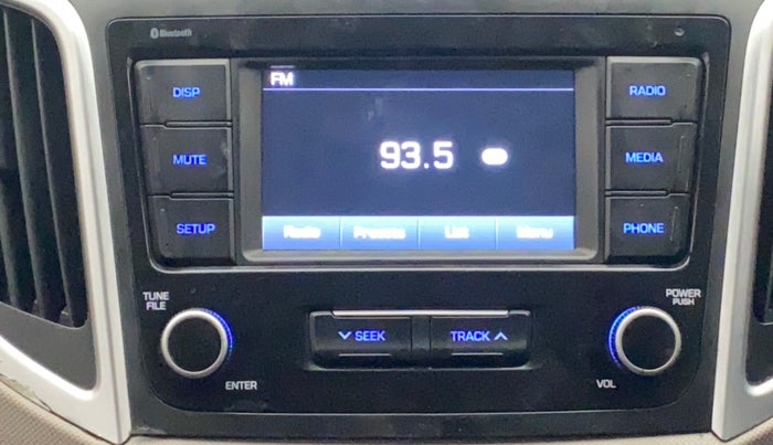 2018 Hyundai Creta E PLUS 1.6 PETROL, Petrol, Manual, 79,207 km, Infotainment System