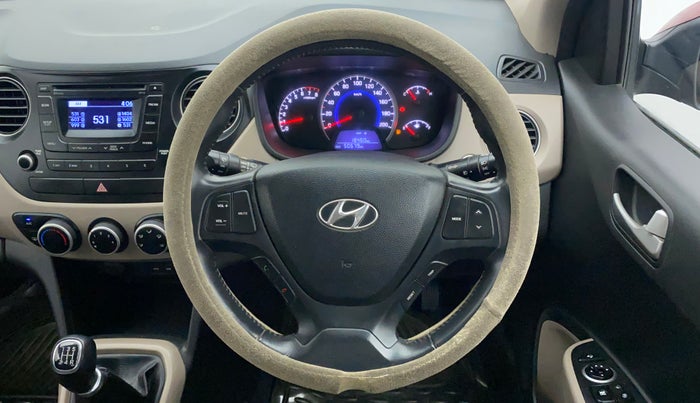 2015 Hyundai Grand i10 ASTA 1.2 KAPPA VTVT, Petrol, Manual, 50,679 km, Steering Wheel Close Up