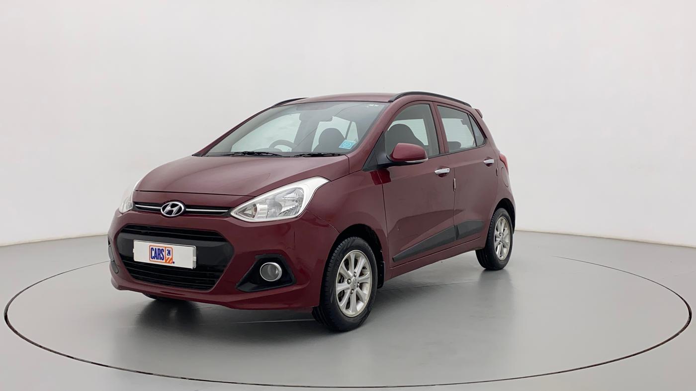 2015 Hyundai Grand i10 ASTA 1.2 KAPPA VTVT, Petrol, Manual, 50,679 km, Left Front Diagonal