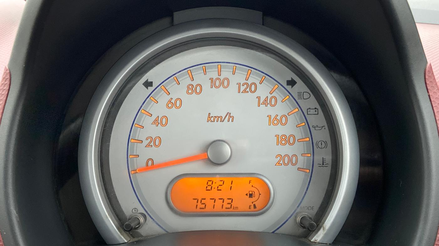2014 Maruti Ritz ZXI, Petrol, Manual, 75,537 km, Odometer Image