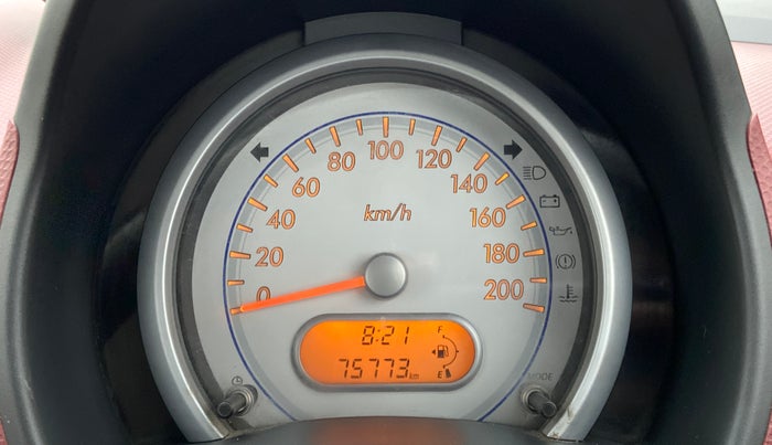 2014 Maruti Ritz ZXI, Petrol, Manual, 75,537 km, Odometer Image