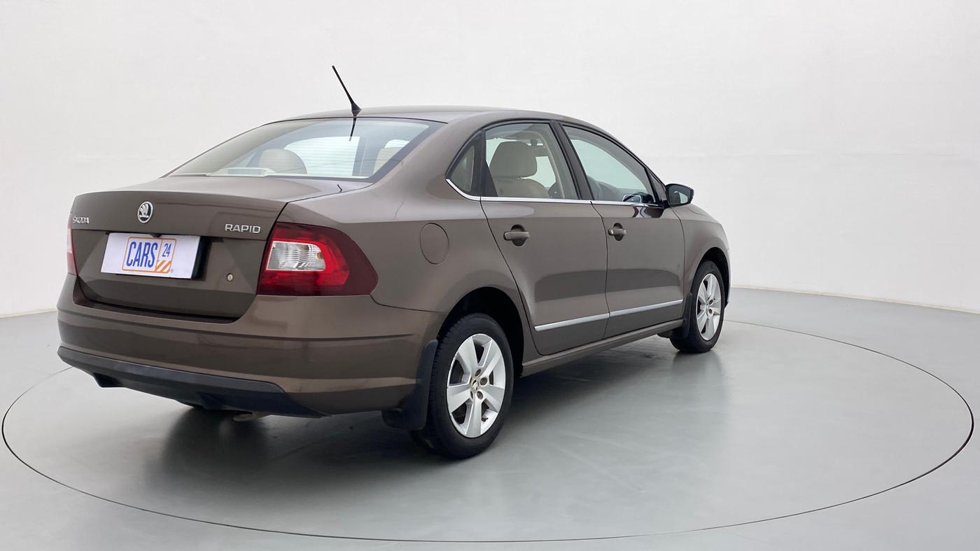 2020 Skoda Rapid 1.0 AMBITION TSI MT, Petrol, Manual, 29,260 km, Right Back Diagonal