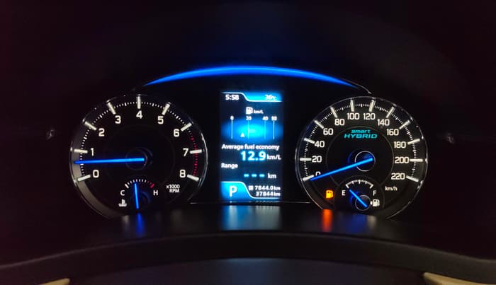 2021 Maruti Ciaz ALPHA  AT 1.5 SHVS PETROL, Petrol, Automatic, 37,832 km, Odometer Image