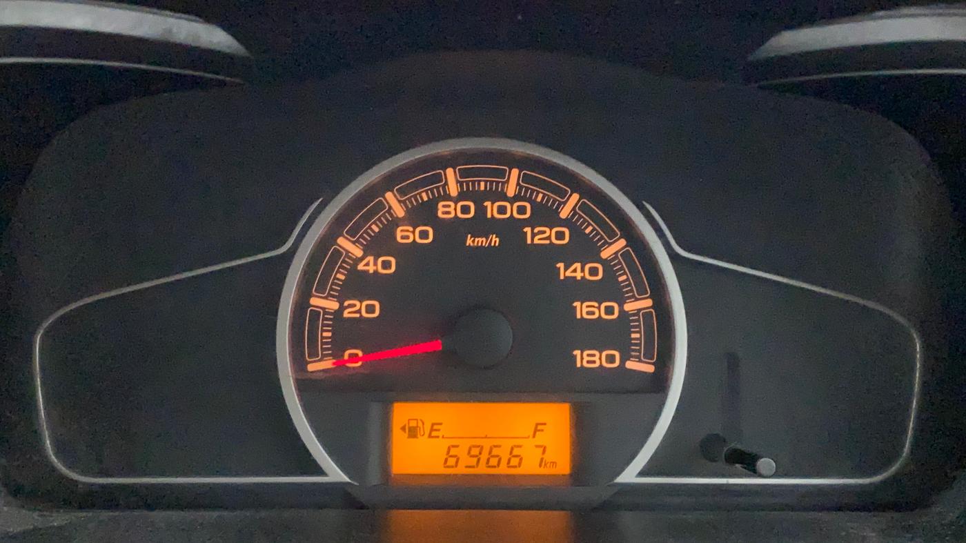 2020 Maruti Alto VXI, Petrol, Manual, 69,667 km, Odometer Image