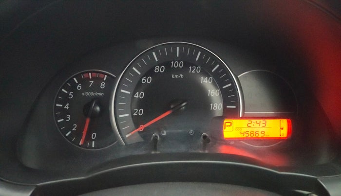 2017 Nissan Micra XV CVT, Petrol, Automatic, 45,843 km, Odometer Image