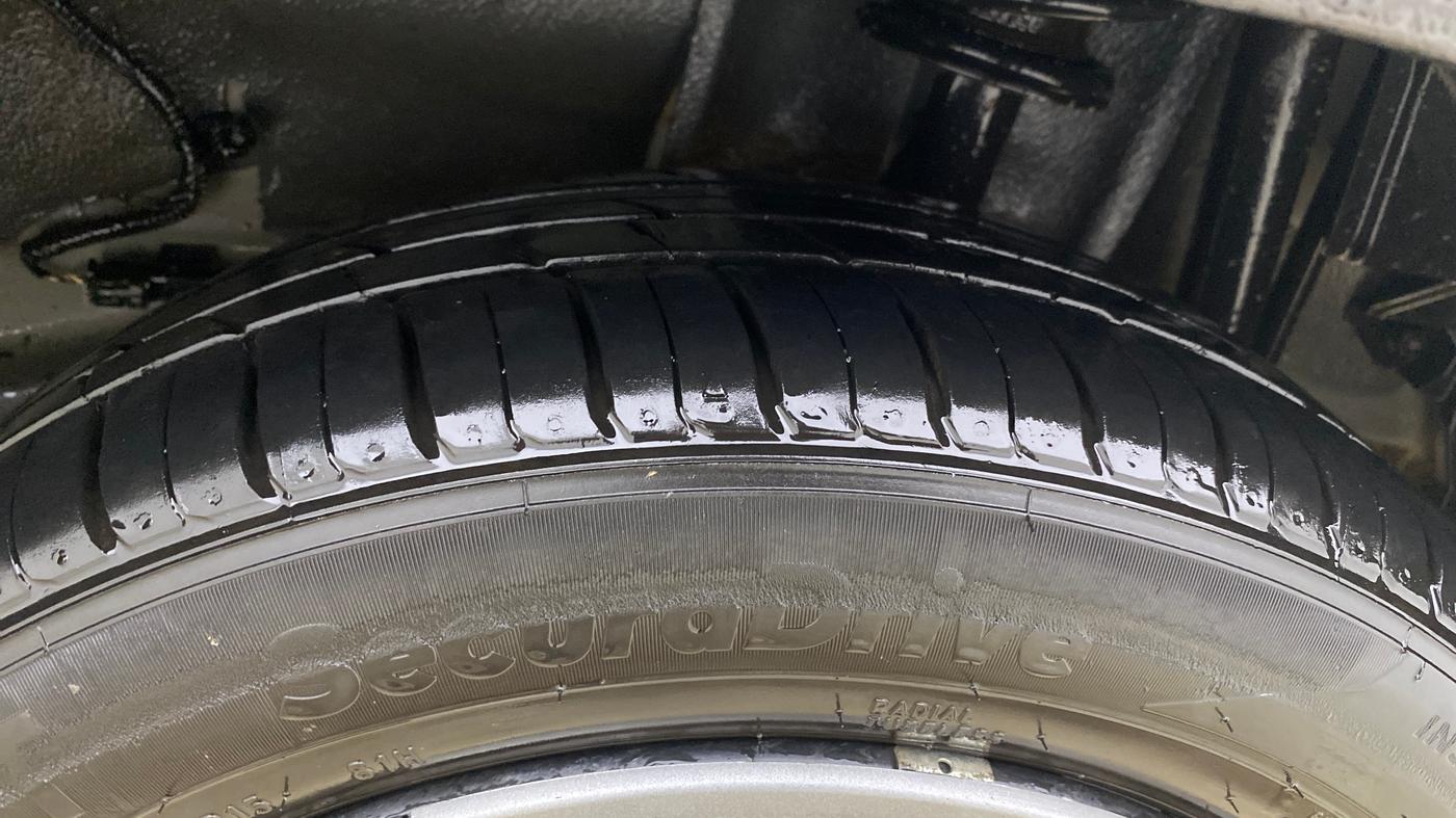 2024 Tata TIAGO NRG XZ AMT, Petrol, Automatic, 6,374 km, Left Rear Tyre Tread
