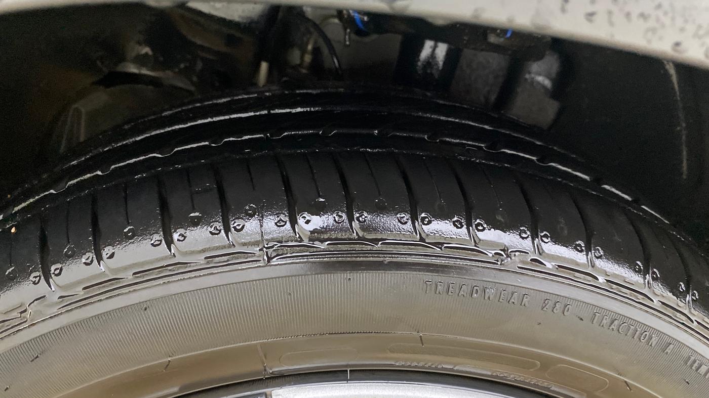 2024 Tata TIAGO NRG XZ AMT, Petrol, Automatic, 6,374 km, Left Front Tyre Tread