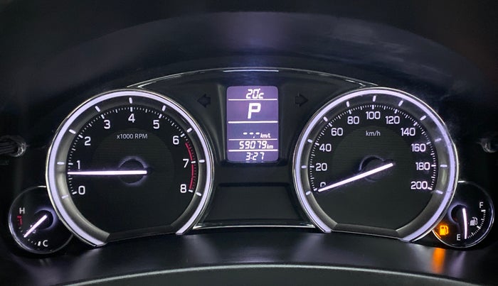 2018 Maruti Ciaz ZETA 1.4  AT PETROL, Petrol, Automatic, 59,079 km, Odometer Image