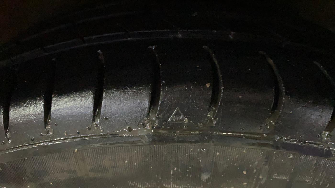 2014 Hyundai Xcent S 1.2, Petrol, Manual, 70,366 km, Left Rear Tyre Tread