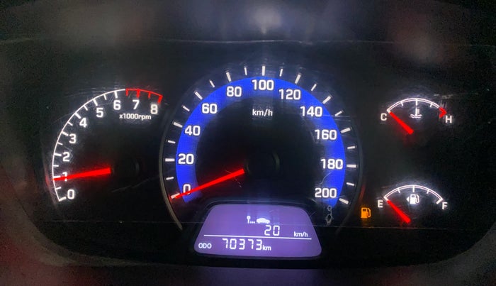 2014 Hyundai Xcent S 1.2, Petrol, Manual, 70,366 km, Odometer Image