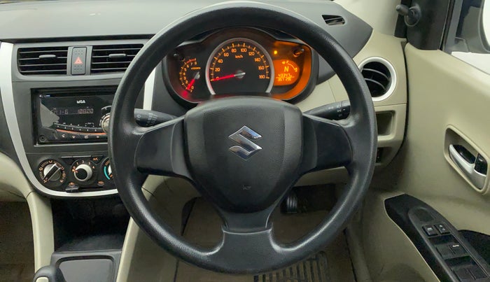 2014 Maruti Celerio VXI AMT, Petrol, Automatic, 43,453 km, Steering Wheel Close Up