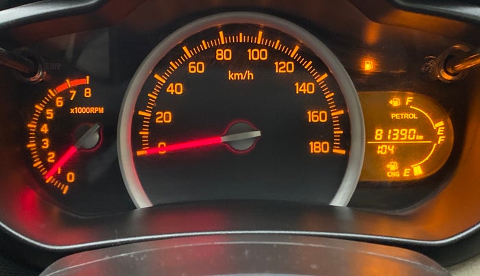 2020 Maruti Celerio VXI CNG D, CNG, Manual, 81,389 km, Odometer Image