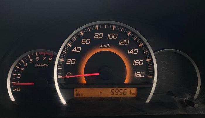 2015 Maruti Wagon R 1.0 VXI, Petrol, Manual, 59,553 km, Odometer Image