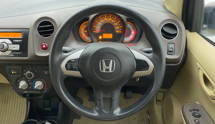 2013 Honda Brio S MT, Petrol, Manual, 27,460 km, Steering Wheel Close Up