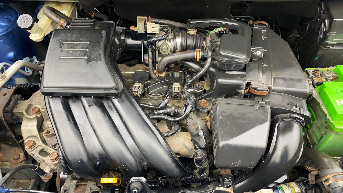 2014 Nissan Micra XV CVT, Petrol, Automatic, 17,811 km, Engine View