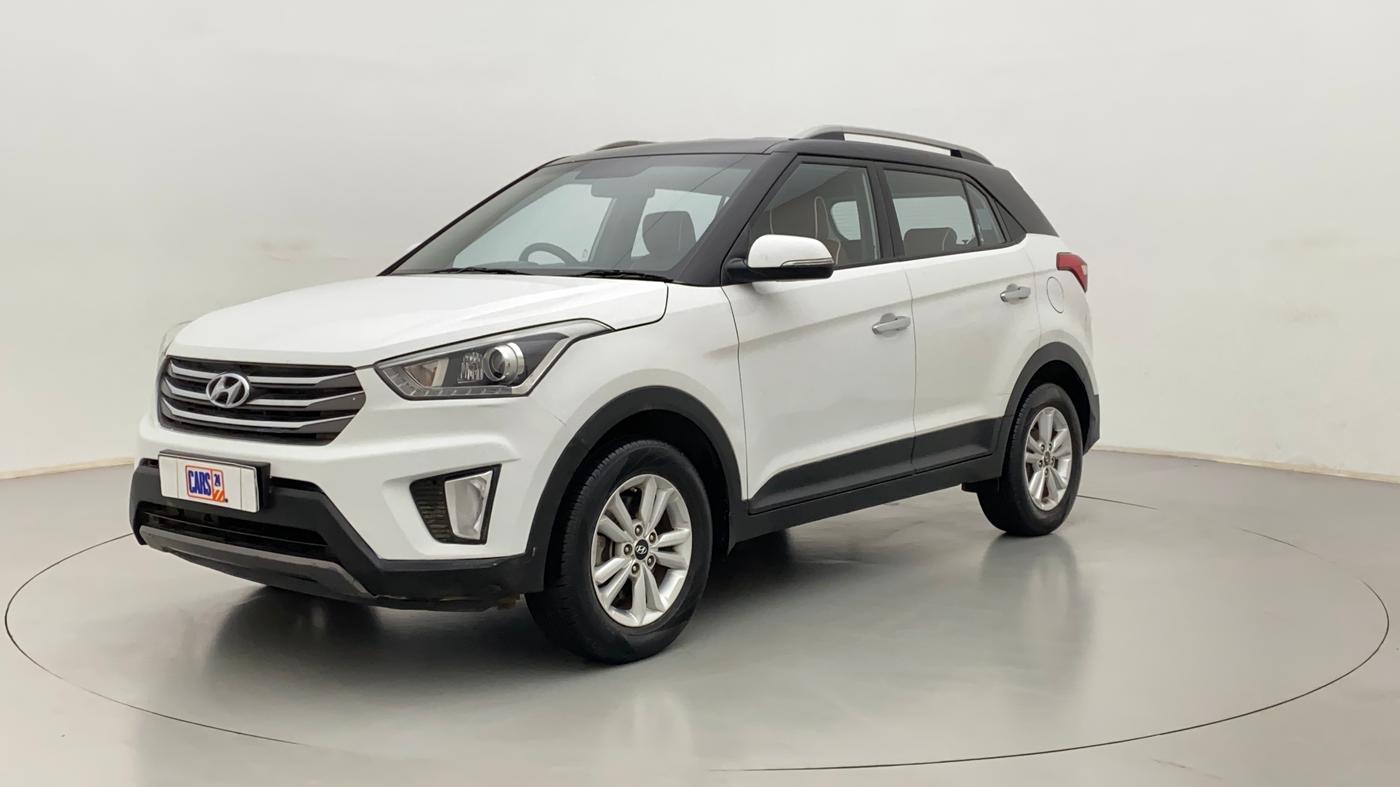 2016 Hyundai Creta 1.6 SX PLUS PETROL, Petrol, Manual, 82,962 km, Left Front Diagonal