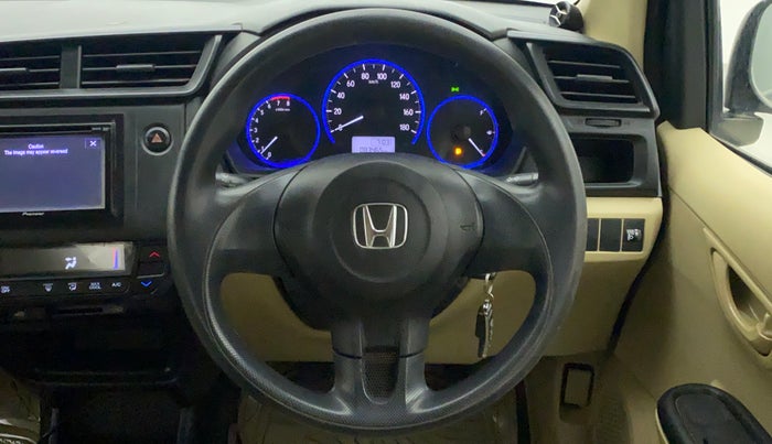 2016 Honda Amaze 1.2L I-VTEC E OPT, Petrol, Manual, 83,762 km, Steering Wheel Close Up