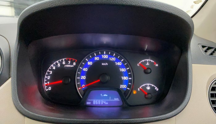 2015 Hyundai Xcent S 1.2, Petrol, Manual, 86,802 km, Odometer Image